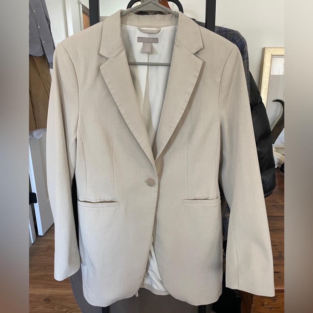 H&M Beige Blazer for Women